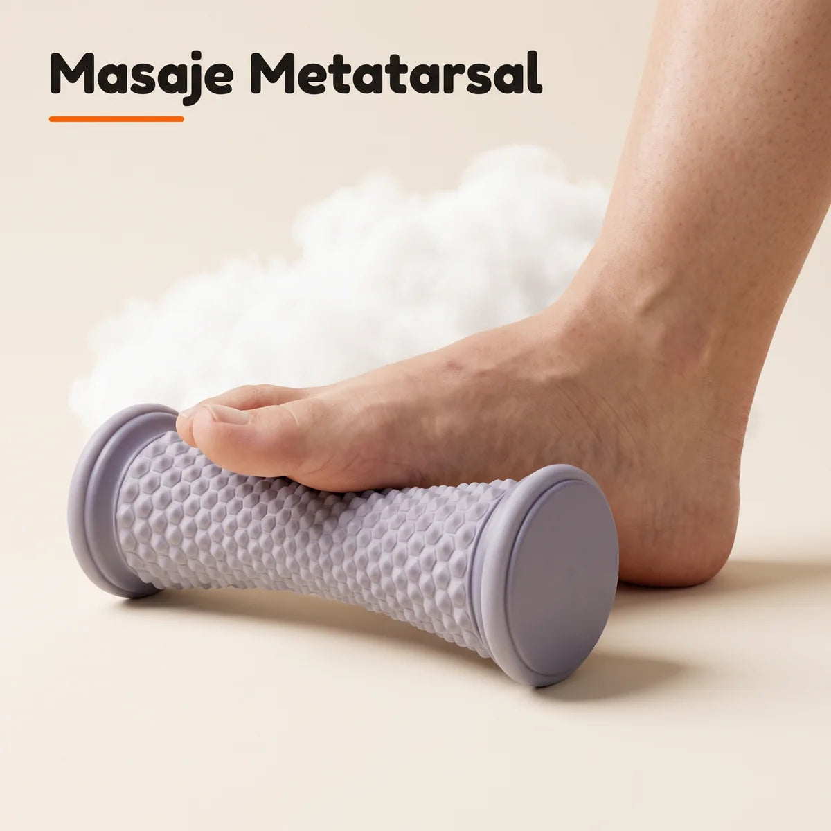 Masaje metatarsal con el rodillo NubePie